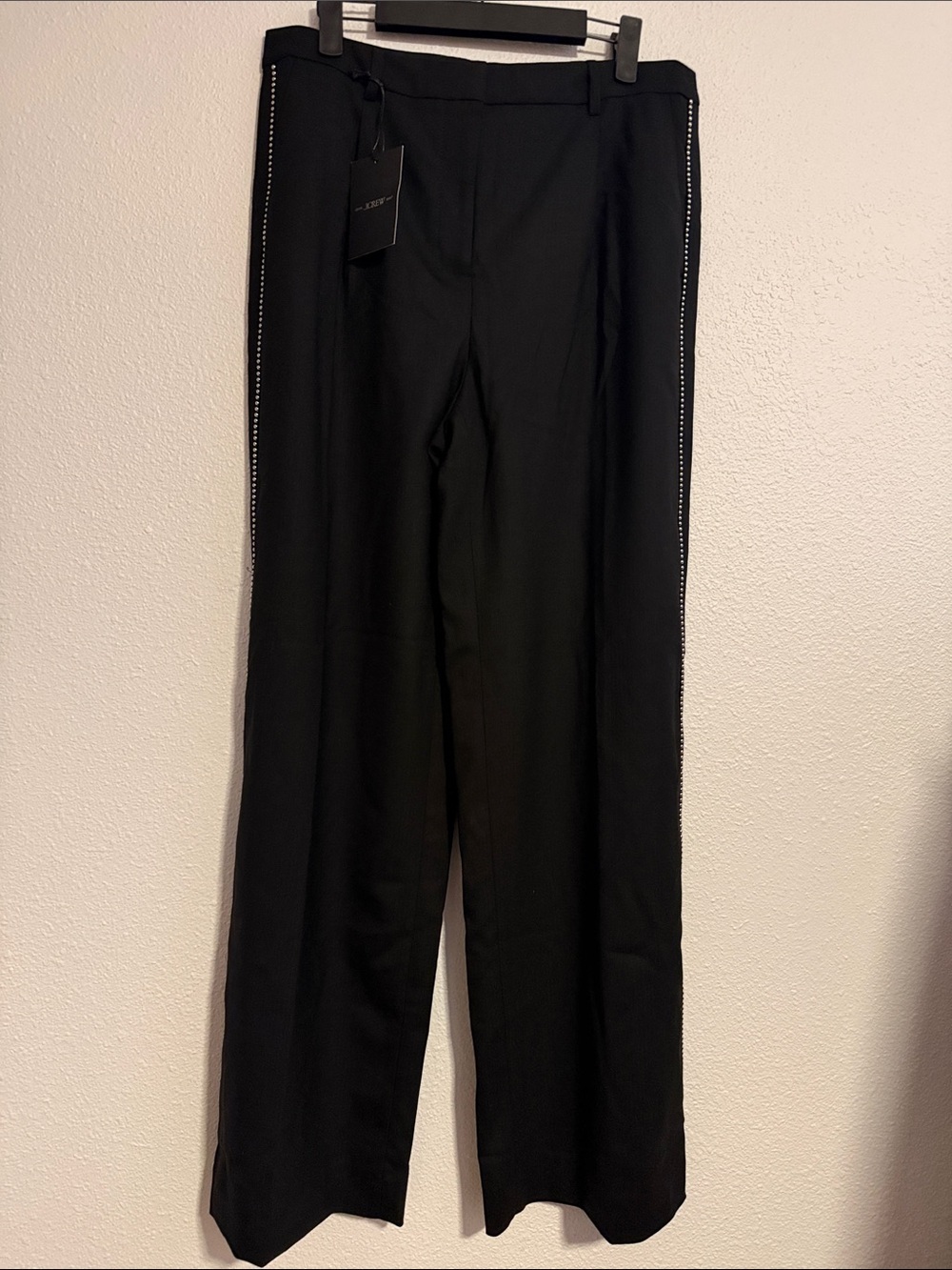 J.Crew Collection Essential Wide-Leg Pant in Italian City Wool Blend - Picture 3 of 9